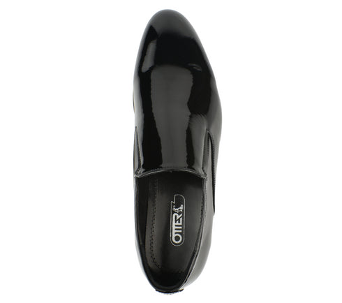 Pantofi eleganti, barbati, OTTER, V620002-01 negru, piele lacuita